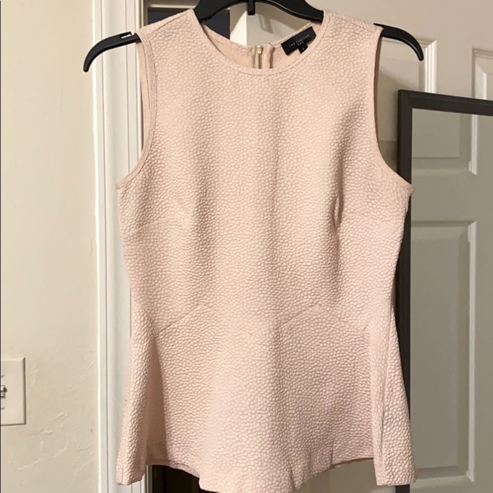 Light pink dress top - peplum style
